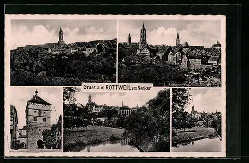 AK Rottweil /Neckar, Ortsansichten, Wehrturm