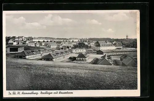 AK Hammelburg /Ufr., Truppenübungsplatz, Nordlager mit Wasserturm