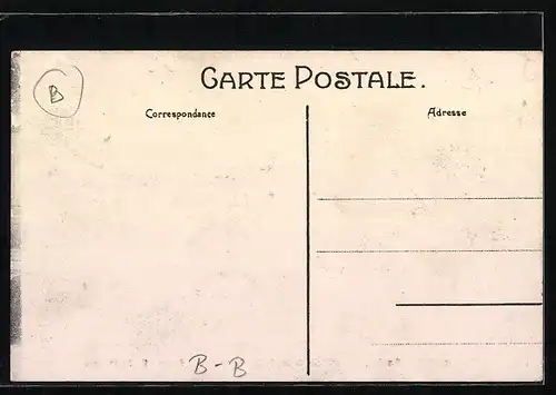 AK Brüssel / Bruxelles, Institut St. Nicolas, chaussée de Mons, Anderlecht, Fabius, fin du 1er acte