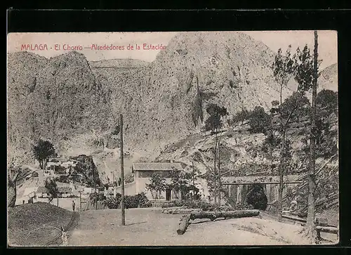 AK Malaga, El Chorro, Alrededores de la Estacion