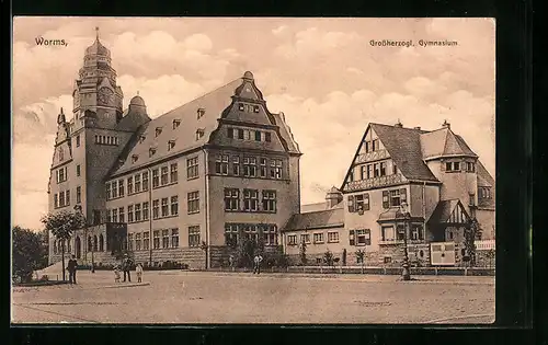 AK Worms, Grossherzogl. Gymnasium