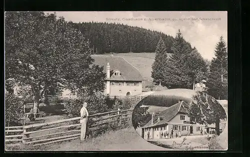 AK Sirnitz /Bad. Schwarzwald, Gasthaus z. Auerhahn