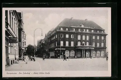 AK Neumünster, Am Bahnhof, Strasse