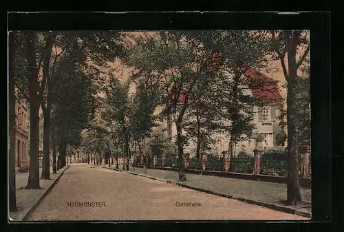 AK Neumünster, Blick in die Carlstrasse