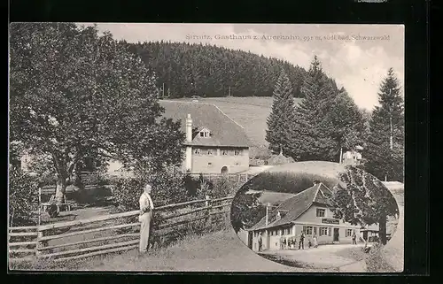AK Sirnitz /Bad. Schwarzwald, Gasthaus z. Auerhahn