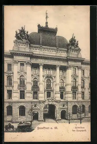 AK Frankfurt a. M., Portal der Hauptpost