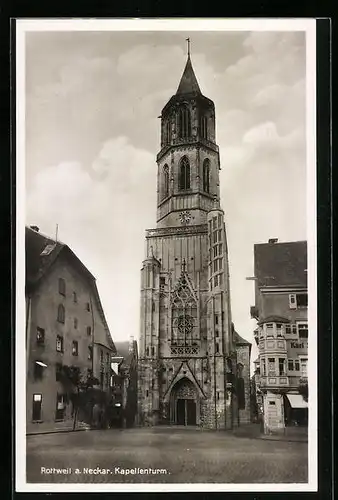 AK Rottweil a. Neckar, Ansicht vom Kapellenturm