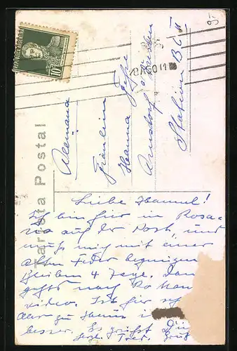 AK Rosario, Calle Corrientes, Club Alemán