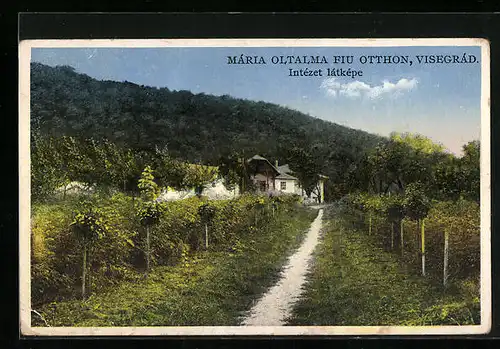 AK Visegrád, Mária Oltalma Fiu Otthon, Intézet látképe