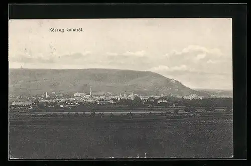 AK Köszeg keletröl, Panorama