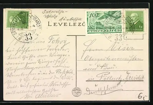 AK Sátoraljaujhely, Zsolyomka hegy a Bodnár völggyel