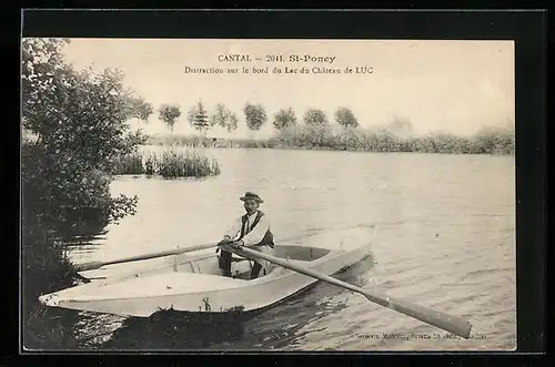 AK St-Poney, Distraction sur le bord du Lac du Château du LUC