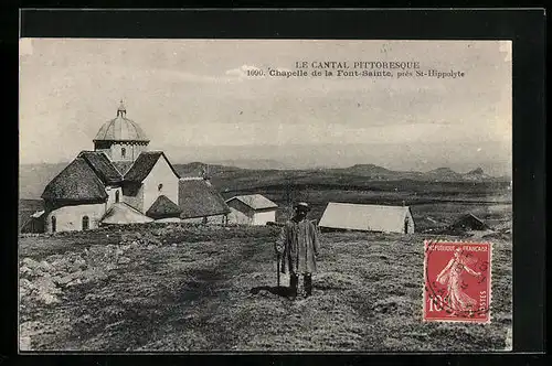 AK Font-Sainte, Chapelle, Vue Générale