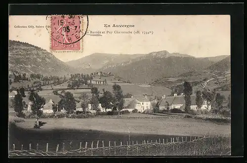 AK La Bastide, Vue générale et Puy Chavaroche