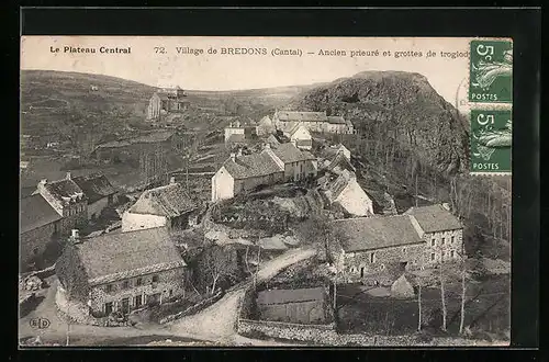 AK Bredons, Ancien prieure et grottes de troglodytes