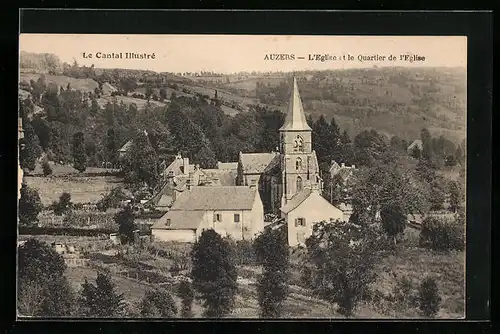 AK Auzers, L`Eglise et le Quartier de l`Eglise
