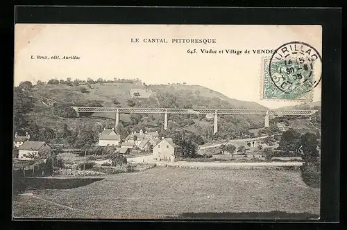 AK Vendes, Viaduc et Village de Vendes