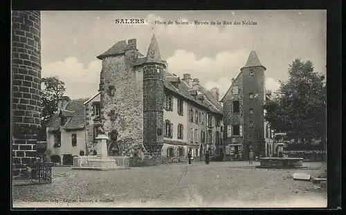 AK Salers, Place de Salers, Entree de la Rue des Nobles