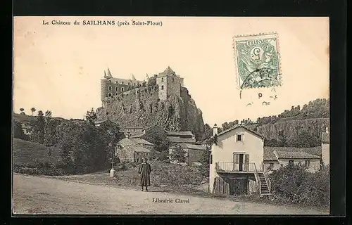 AK Sailhans, Le Chateau du Sailhans pres Saint-Flour, Librairie Clavel