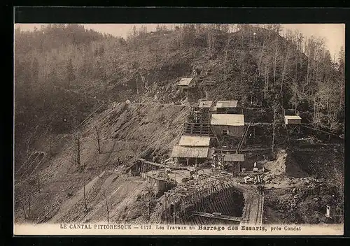 AK Condat, Les Travaux au Barrage des Essarts