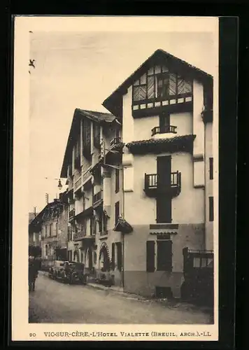 AK Vic-sur-Cère, L`Hotel Vialette