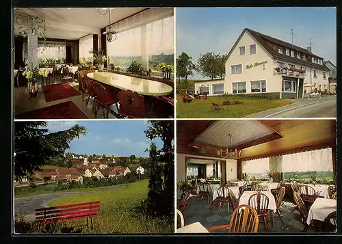 AK Bittelbronn /Schwarzwald, Café-Pension Braun