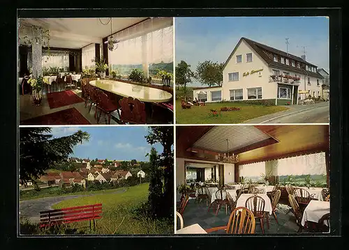AK Bittelbronn /Schwarzwald, Café-Pension Braun