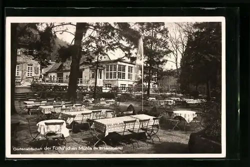 AK Weinheim a. d. Bergstrasse, Gasthaus der Fuchs`schen Mühle im Birkenauertal