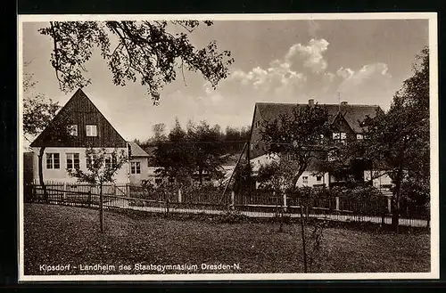 AK Kipsdorf, Landheim des Staatsgymnasiums Dresden-N.