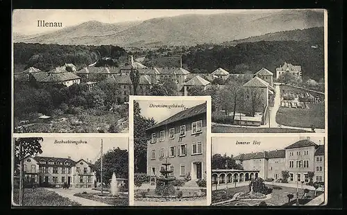 AK Illenau, Direktionsgeäbude, Innerer Hof, Beobachtungsbau