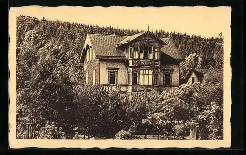 AK Finsterbergen i. Thüringen, Fremdenheim Waldesblick