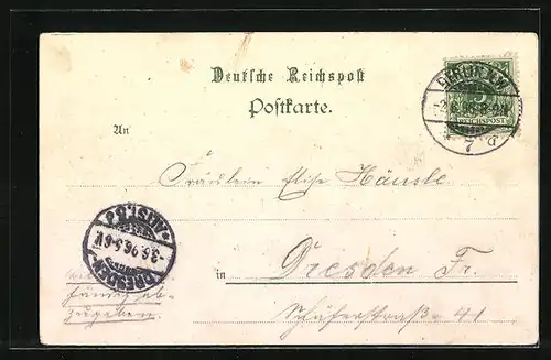 Lithographie Berlin, Gasthaus Brauerei-Ausschank Julius Bötzow, Friedrichstrasse 100, Innenansicht