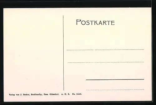 AK Hessisch Oldendorf, Alte Häuser in der Langestrasse