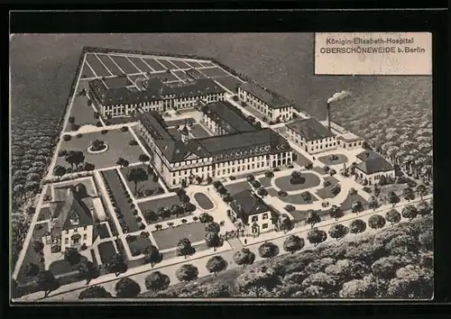 AK Oberschöneweide b. Berlin, Königin-Elisabeth-Hospital