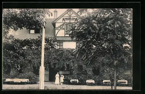 Foto-AK Lübeck, Restaurant Arnimsruh