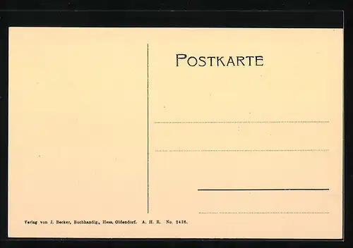 AK Hess. Oldendorf, Ansicht Langestrasse