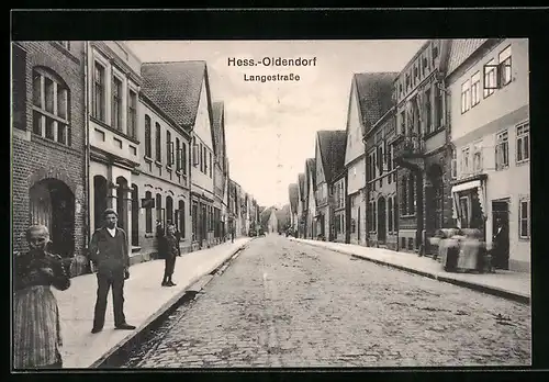 AK Hess.-Oldendorf, Ansicht Langestrasse