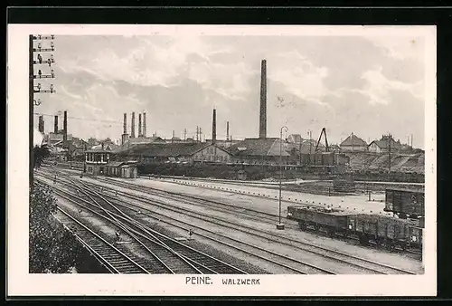 AK Peine, Blick zum Walzwerk