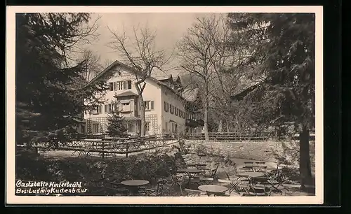 AK München-Thalkirchen, Gaststätte Hinterbrühl