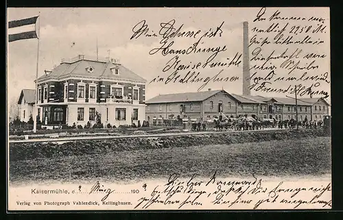 AK Kellinghausen, Gasthaus & Fabrik Kaisermühle
