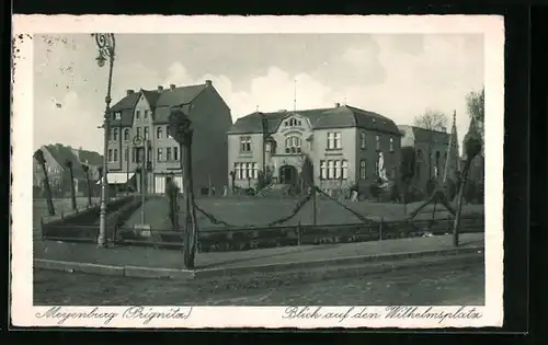 AK Meyenburg /Prignitz, Blick auf den Wilhelmsplatz