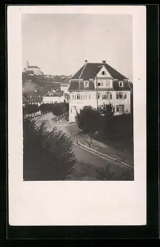 Foto-AK Vaihingen /Enz, Wohnhaus Franckstrasse Ecke Friedrichstrassse ca. 1910