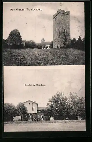 AK Wohldenberg, Bahnhof, Aussichtsturm