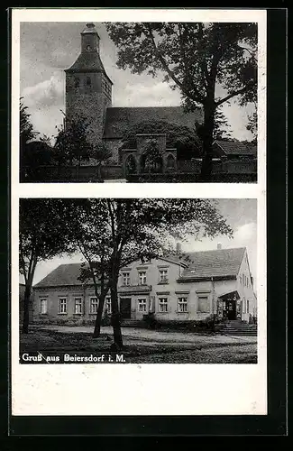 AK Beiersdorf i. M., Gasthof, Schloss-Gut