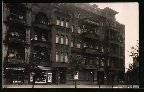 Foto-AK Berlin-Treptow, Zigarrenfabrik August Lischke, Elsenstrasse 106 im Jahr 1928