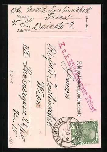 Künstler-AK Die Springpuppe, Propaganda 1. Weltkrieg