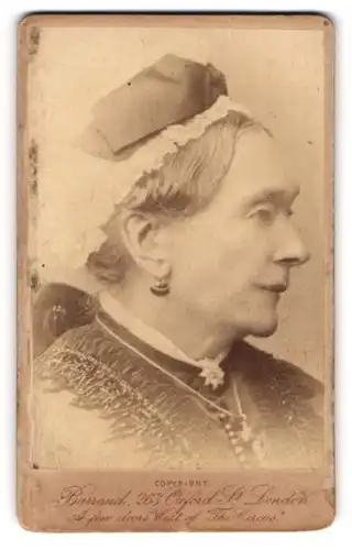 Fotografie Barraud, Oxford, Portrait Baronin Blanche Probyn of Flaxley, Baronet of Flaxley