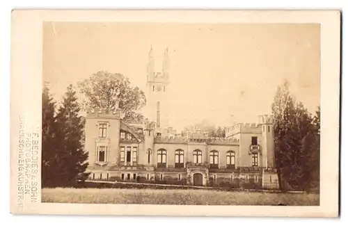 Fotografie C. F. Beddies & Sohn, Braunschweig, Ansicht Braunschweig, Wiliamcastle, teil des Schloss Neu-Richmond