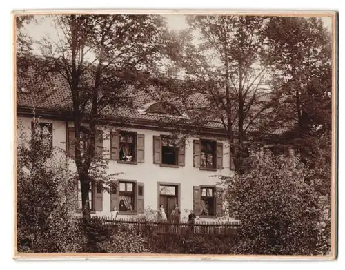 Fotografie unbekannter Fotograf, Ansicht Duisburg-Ruhrort, Blick auf das Wohnhaus in der Carpstrasse