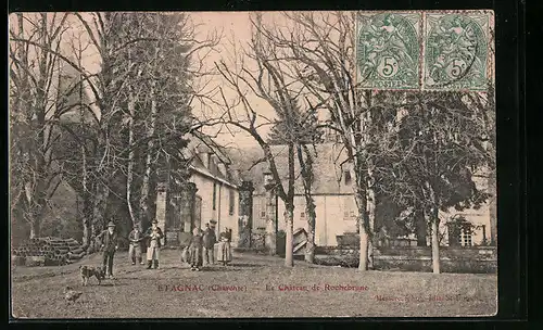 AK Etagnac, Le Chateau de Rochebrune